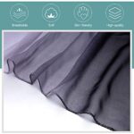 BLURBE Ombre Chiffon Scarf for Women - 160×50 cm