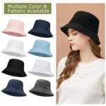 ECOMBOS Cotton Bucket Hat for Women Men Teens