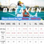 Betaven Women's Pleated Tennis Skirt with Pockets