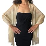 Central Chic Women's Shimmer Shawl Sparkly Scarf
