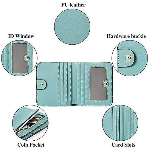 GAEKEAO Women's RFID Blocking Leather Bi-fold Wallet