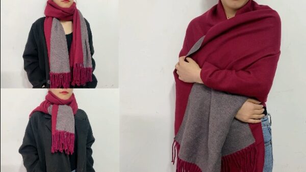ehsbuy Reversible Cashmere Pashmina Shawl