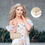 BAIGIO Gold Glitter Clutch for Women - Evening/Party Bag