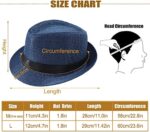 Geebuzz 5 Pack Short Brim Fedora Summer Beach Hats