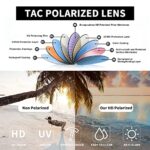 Jim Halo Polarized Oval Sunglasses UV400 Protection