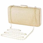 BAIGIO Gold Glitter Clutch for Women - Evening/Party Bag