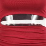 Zesoyne Womens Sexy 1 Shoulder Sleeveless Mini Dress