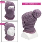TAGVO Winter Warm Knitted Cap & Neck Warmer Set