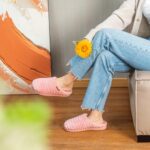 LongBay Women's Flannel Memory Foam Slippers