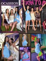 Popiv Women's Sexy Mini Criss Cross Bodycon Dress