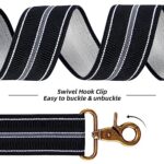 Dresime Mens Vintage Elastic X-Shape Braces with 4 Clips
