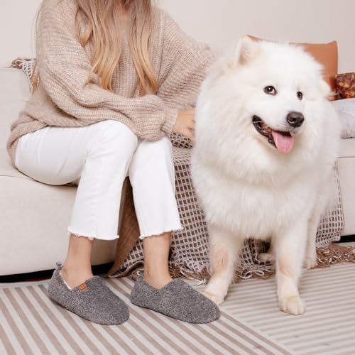 EverFoams Women's Shearling Memory Foam Slippers