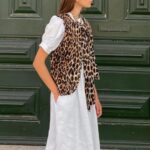 YILEEGOO Women's Vintage Leopard Print Sleeveless Vest