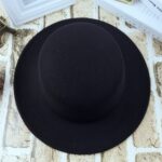 Bamboopack Black Fedora Hat for Party, Cosplay, Wedding