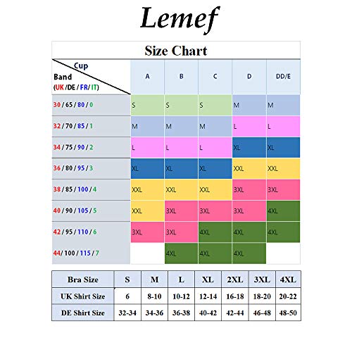 Lemef 3-Pack Seamless Sports Bra with Removable Pads