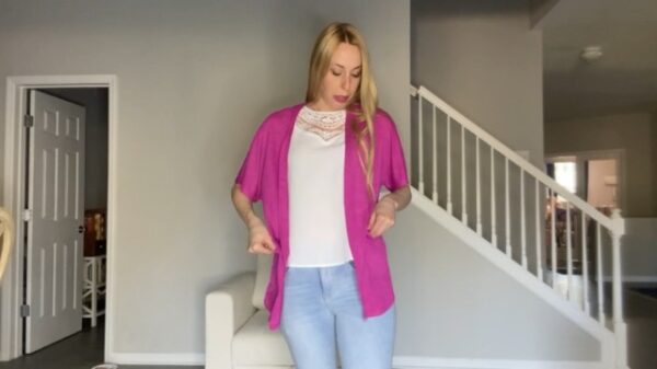 Wiwclo Women Lake Blue Short Sleeve Kimono Cardigan