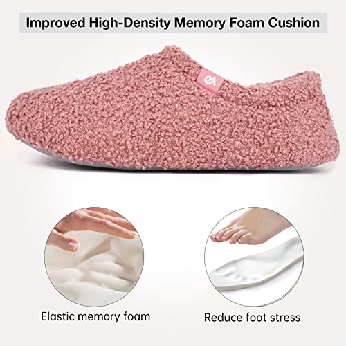 VeraCosy Ladies' Fuzzy Memory Foam Slippers