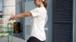 Wayleb Women's Quick Dry Gym T-Shirt, Short Sleeve