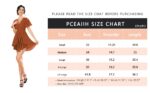 PCEAIIH Women's Short Sleeve V-Neck Skater Dress