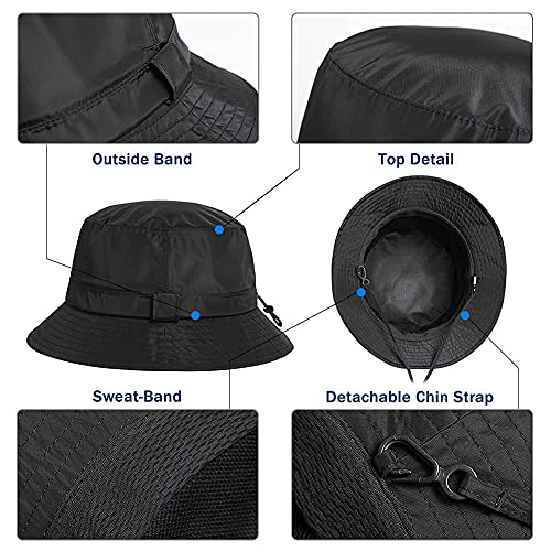 Comhats Waterproof Bucket Hat - UPF 50+ Adjustable