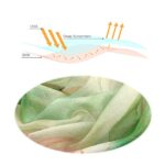 STORY OF SHANGHAI Women's Mulberry Flower Silk Shawl 173x109 cm