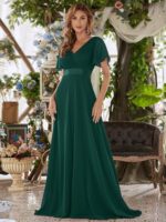Ever-Pretty Women's V-Neck Chiffon Evening Dress