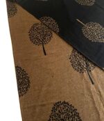 Cashmere Tree Life Reversible Scarf - Black, 200cm