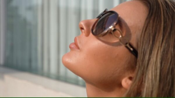 CGID Women's Polarised Retro Oversized UV400 Sunglasses