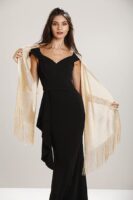 Central Chic Women's Shimmer Shawl Sparkly Scarf