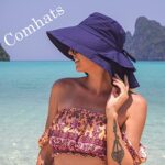 Comhats Wide Brim UV Protection Cotton Sun Hat for Women