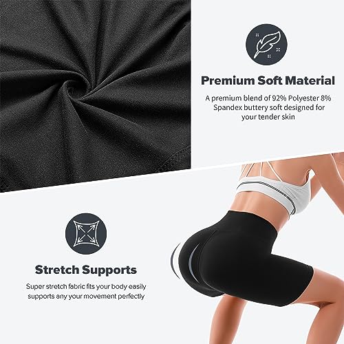 SINOPHANT High Waisted Cycling Shorts - Tummy Control