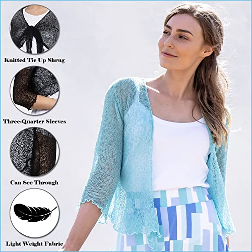 Love My Fashions® Women's Fish Net Bolero Shrug Top 3/4 Sleeve
