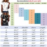 HSUAYEUD Women's Summer Casual Print Short Sleeve Top