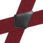 FACATH 5cm Wide X-Shaped Heavy Duty Suspenders with Clips