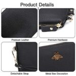 imeetu Women's Leather Wristlet Clutch Wallet
