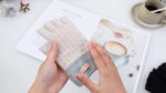 Neer 3 Pair Winter Cotton Fingerless Gloves for Women