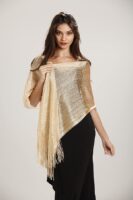 Central Chic Women's Shimmer Shawl Sparkly Scarf
