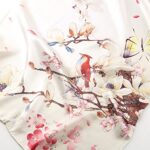 STORY OF SHANGHAI Women's 100% Mulberry Silk Scarf