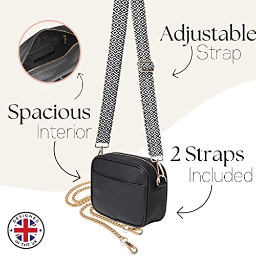 Lily England Cross Body Bag - Adjustable Strap & Pockets