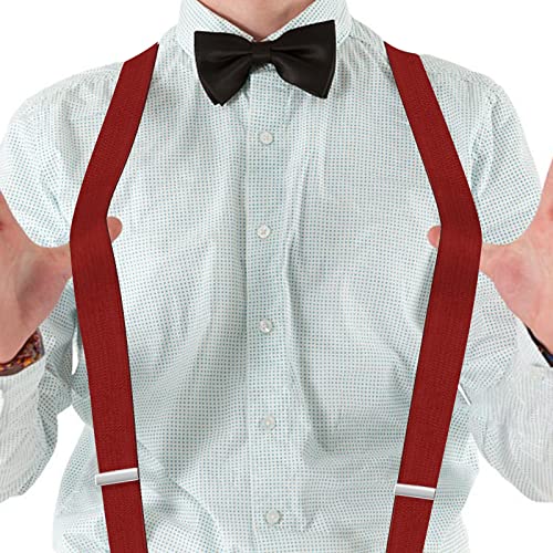 Dresime 40mm X-Shape Heavy Duty Adjustable Suspenders