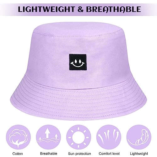 Flintronic Foldable Double-Sided Cotton Bucket Hat