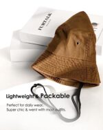 FURTALK Unisex Cotton Bucket Hat for Travel