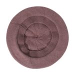 ZLYC Reversible Cashmere Beret for Women and Girls