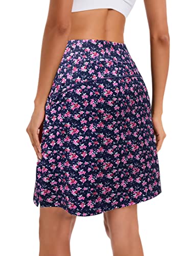 Women's Golf Skorts with Pockets, Knee Length