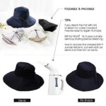 Comhats Wide Brim UV Protection Cotton Sun Hat for Women