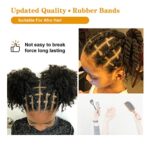 Black Elastic Hair Bands, Yedtreg 500pcs with Box