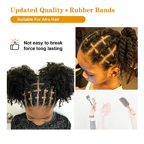 Black Elastic Hair Bands, Yedtreg 500pcs with Box