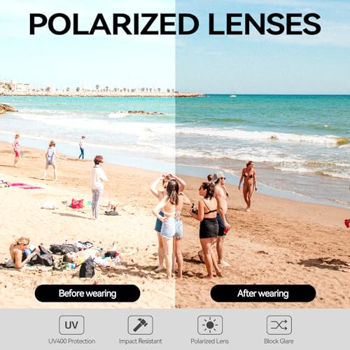 Myiaur Polarised Fit Over Sunglasses, UV 400, TR90 Material