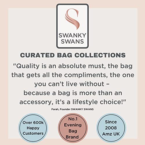 SwankySwans Leona Faux Suede Clutch Bag