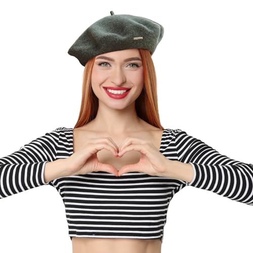 Gajaous Classic Wool Berets for Women and Girls